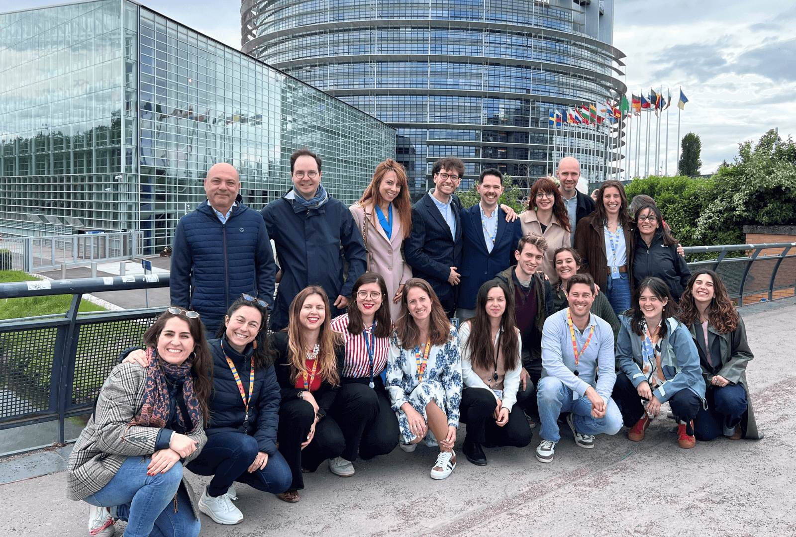 Youth Outreach Unit - the image shows the whole team which consists of the programme team, communiction team, outreach team and administration team. The year of the photo is 2023